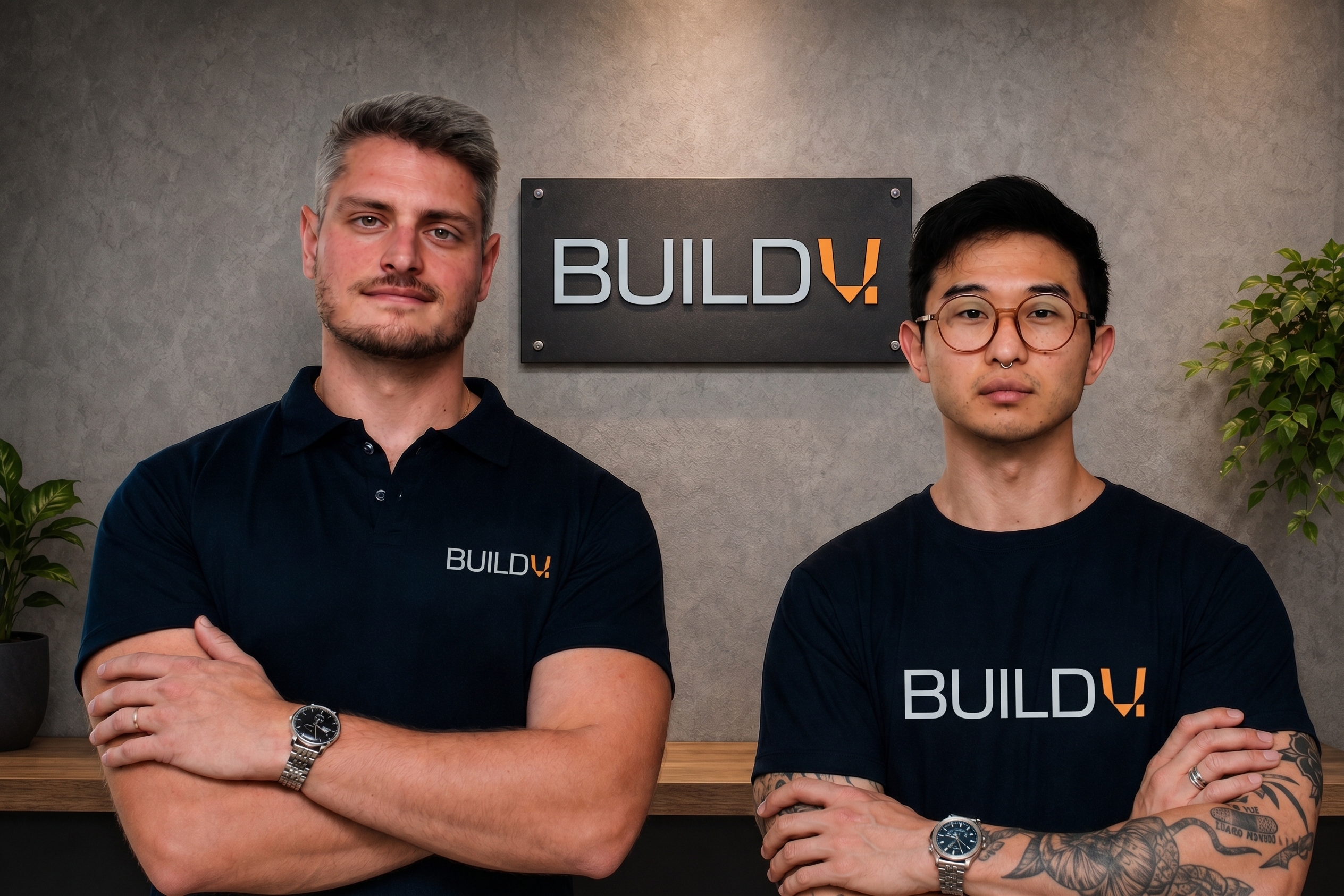 Lucas Bianchini e Lucas Ueno, cofundadores da BuildV