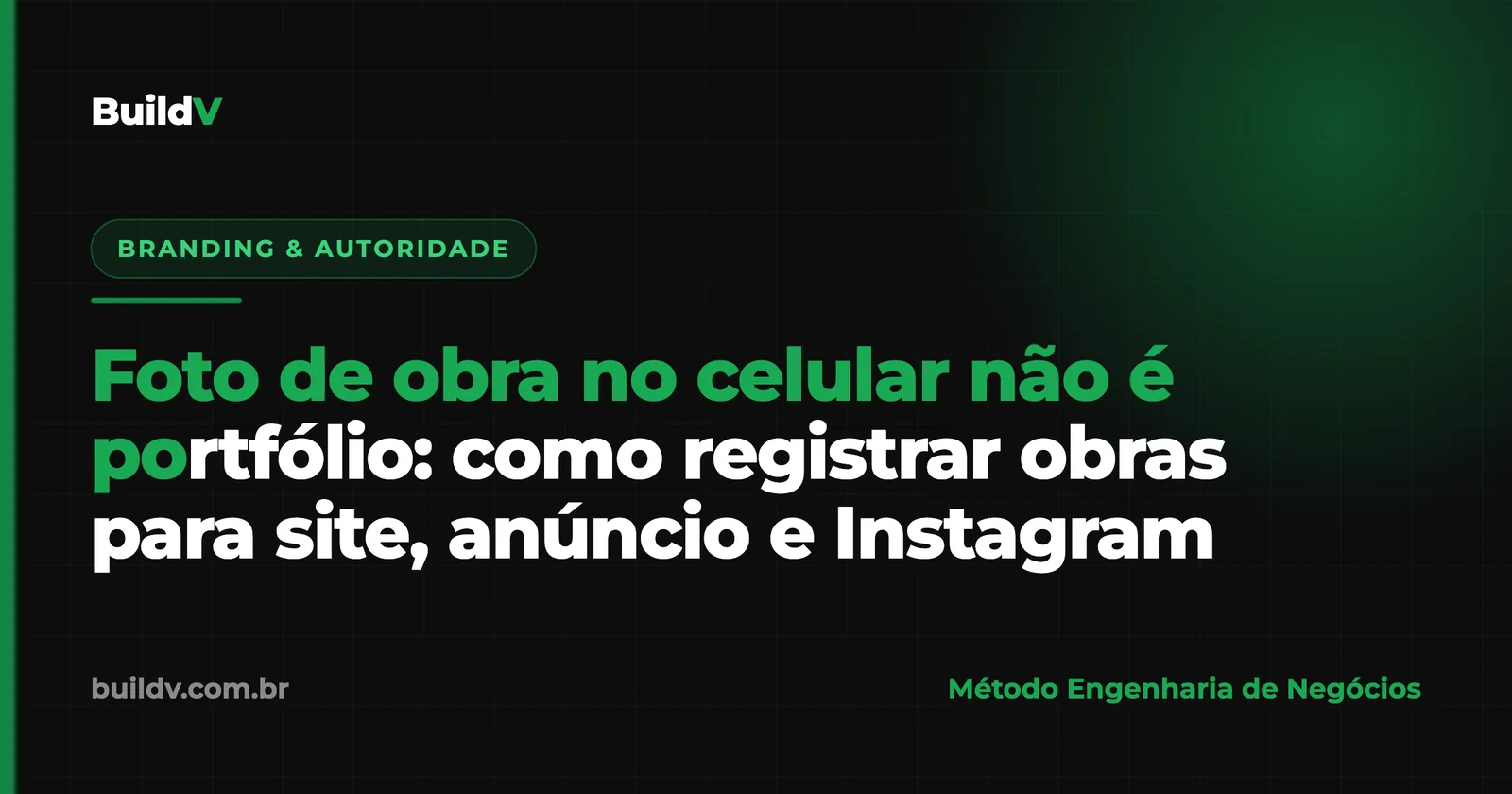 Foto de obra no celular não é portfólio: como registrar obras para site, anúncio e Instagram